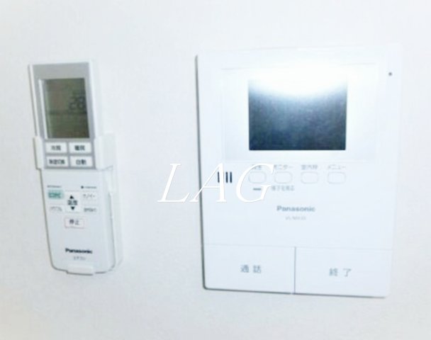 セキュリティ　モニター付インターホンです。