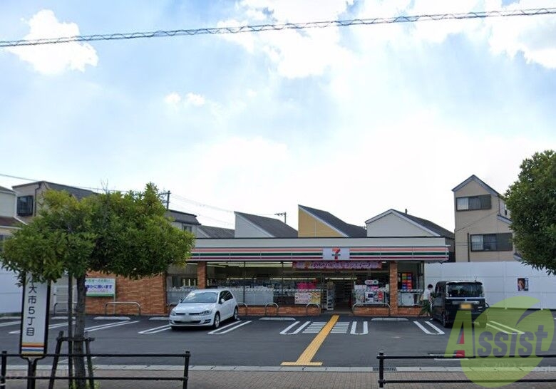 コンビニ　セブン-イレブン西宮上大市5丁目店（コンビニ）まで120m