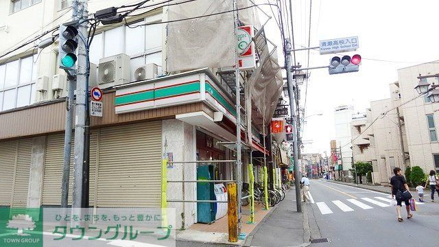 コンビニ　ローソンストア100清瀬松山店（コンビニ）まで450m