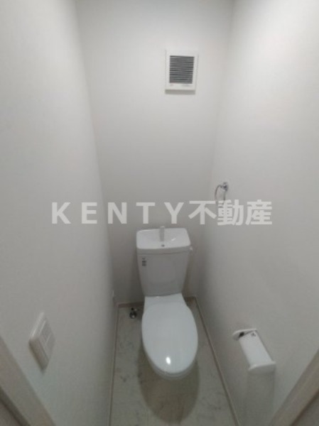 トイレ　ゆったりとした空間のトイレです