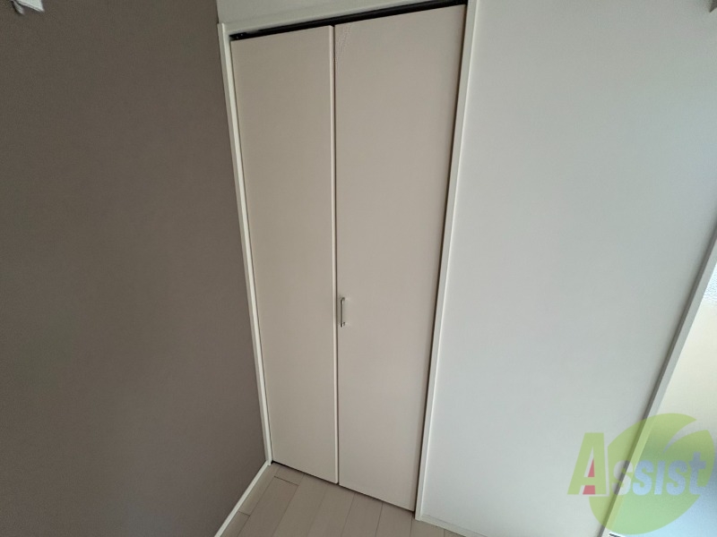 収納　ここに収納があります。収納があると部屋が広く使えます。