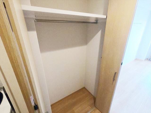 収納　クローゼットタイプで整理し易い収納