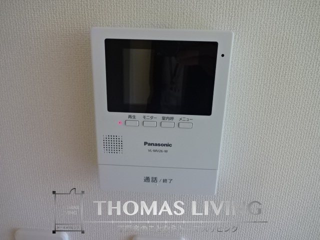 セキュリティ　モニターインターフォン付きでセキュリティ面も安心ですね。