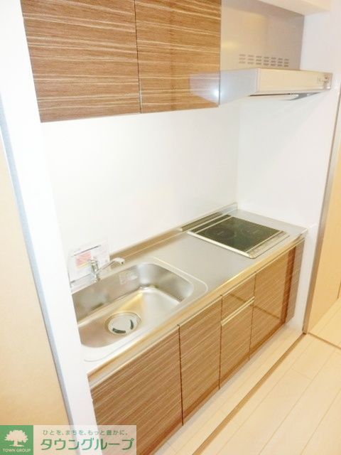 キッチン　2口システムキッチン。