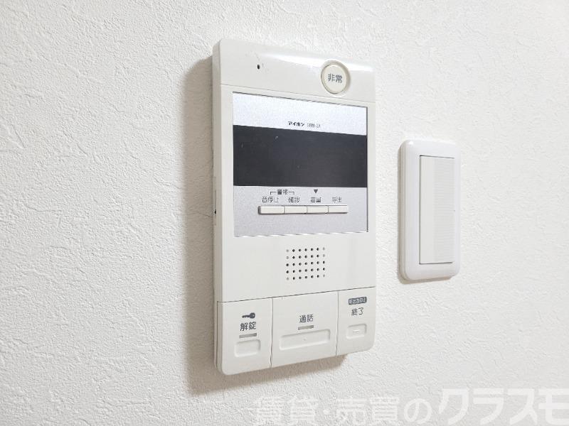 セキュリティ　来訪者が確認できるモニターホン♪