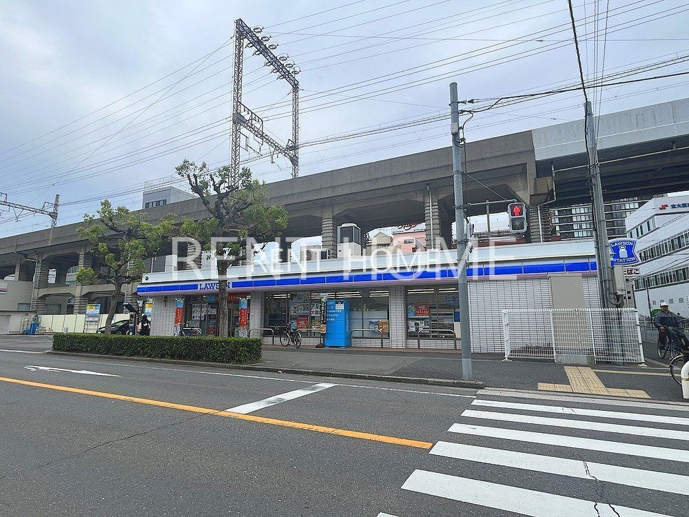 コンビニ　ローソン東大阪高井田元町店（コンビニ）まで190m