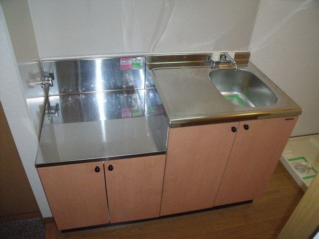 キッチン　ガスコンロ設置可