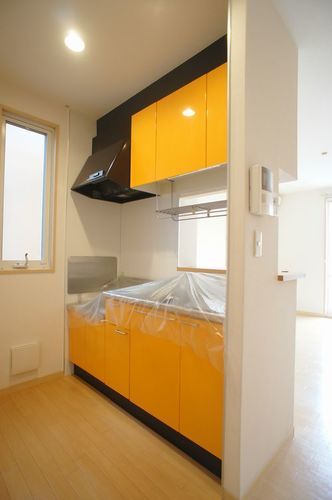キッチン　写真はＢ１０１号室になります