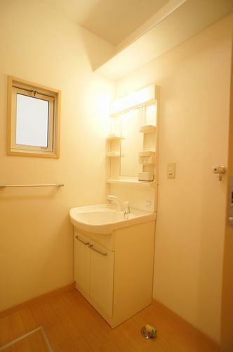 洗面設備　写真はＢ１０１号室になります