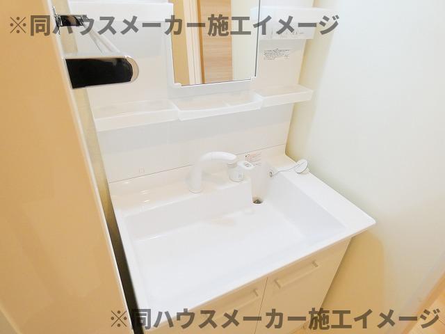 洗面設備　※写真は同ハウスメーカー既存物件です（イメージ写真）