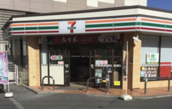 コンビニ　セブンイレブン 武蔵野台駅南口店（コンビニ）まで448m