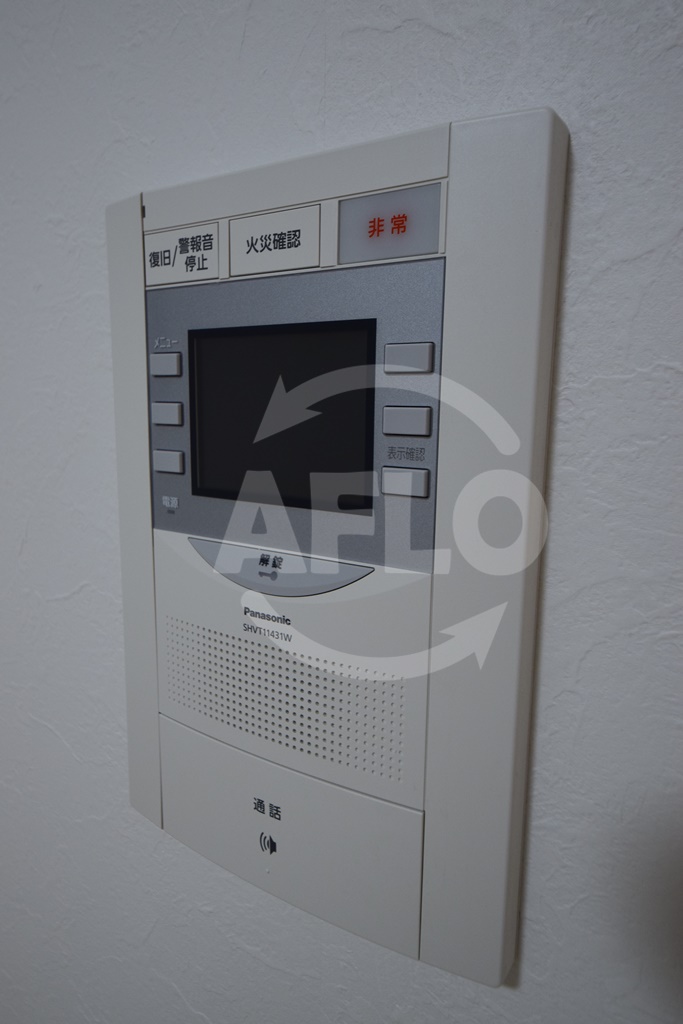 セキュリティ　グランカーサ難波元町　テレビ付きモニターホン
