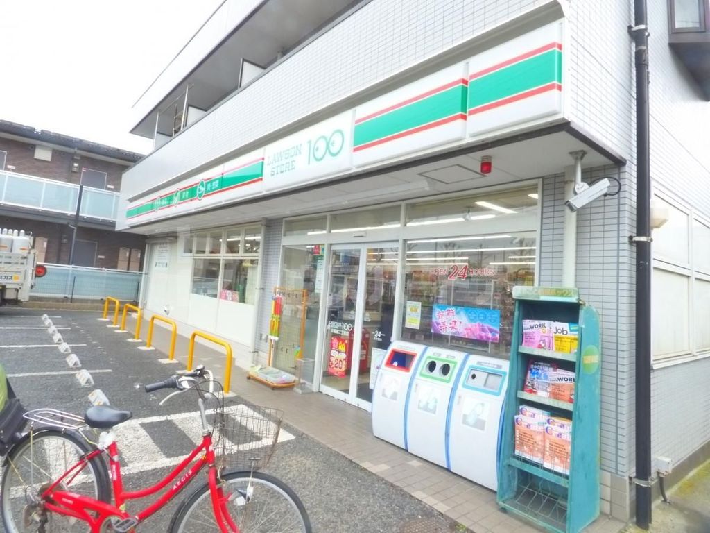 コンビニ　ローソンストア100北葛西二丁目店（コンビニ）まで490m