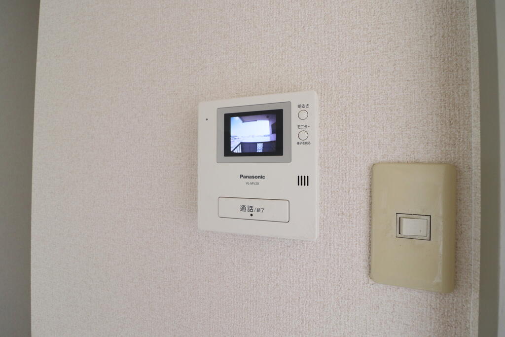 セキュリティ　モニター付き♪