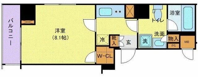 オルタナ銀座の間取り写真