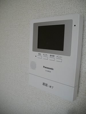 セキュリティ　来訪者の姿を確認できます。