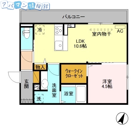 フォルテアBの間取り写真