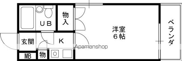阪急甲陽線 甲陽園駅 徒歩23分 3階建 築35年の間取り写真