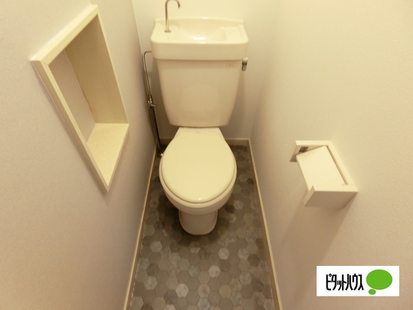 ＪＲ岩徳線 西岩国駅 徒歩10分 2階建 築36年のトイレ写真