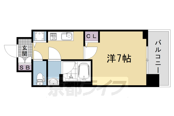 ベラジオ雅び西大路五条IIの間取り写真