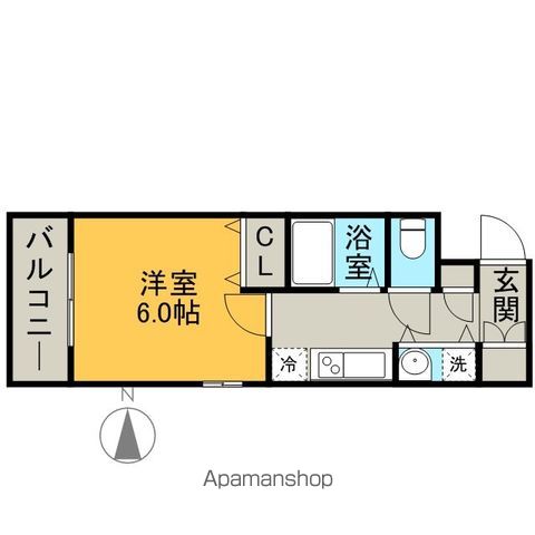 地下鉄鶴舞線 浄心駅 徒歩6分 7階建 築20年の間取り写真