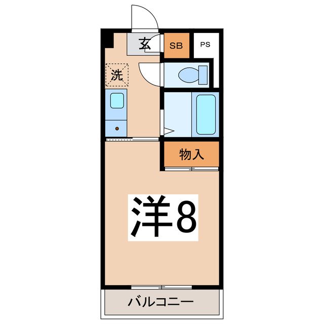 オプティ石和の間取り写真