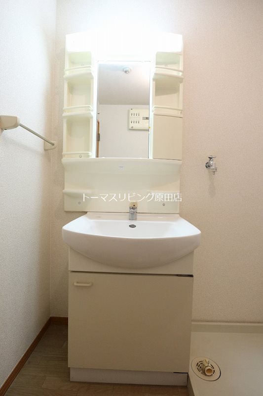洗面設備　201号室写真