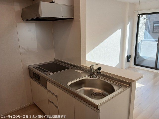 富竹新田アパートのキッチン写真