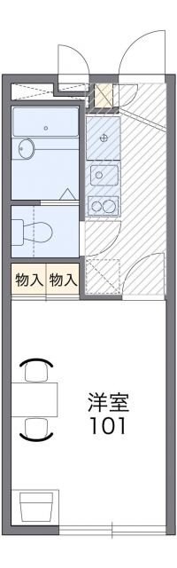 レオパレスリエールの間取り写真