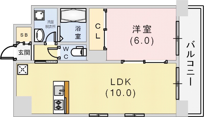 CITY SPIRE新神戸の間取り写真
