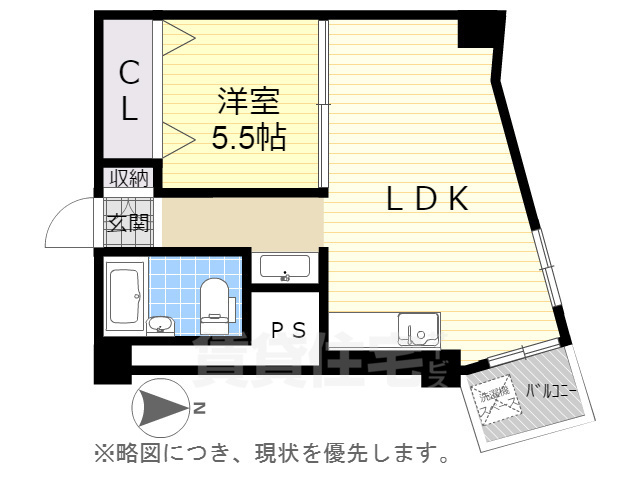 シャトレ北山の間取り写真