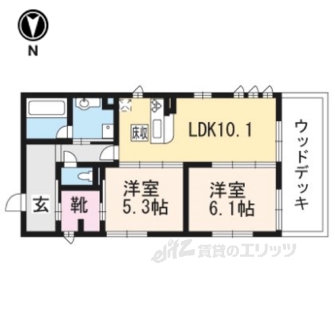 京しみずの間取り写真