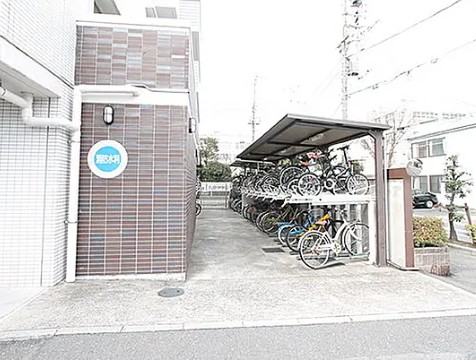 駐車場　駐輪場です。