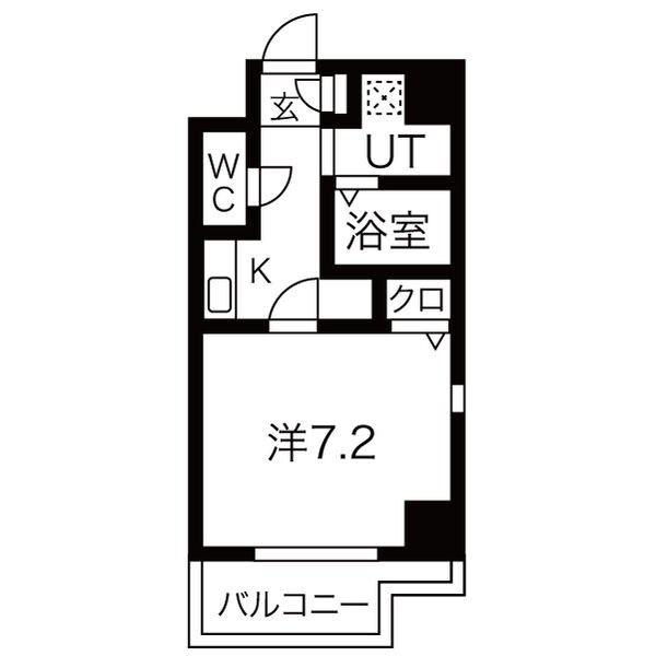 地下鉄東山線 今池駅 徒歩10分 7階建 築23年の間取り写真