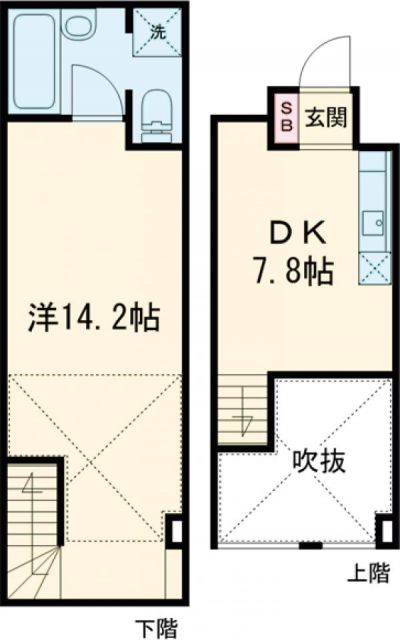 ラグゼナ東高円寺の間取り写真
