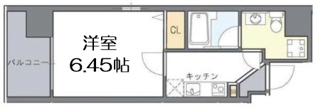 ウエンズ東心斎橋の間取り写真