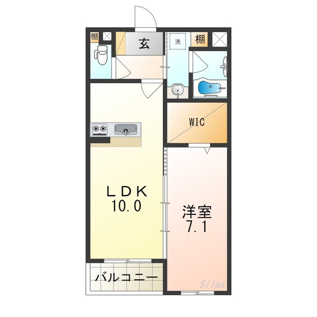 地下鉄御堂筋線 西田辺駅 徒歩8分 3階建 築11年の間取り写真