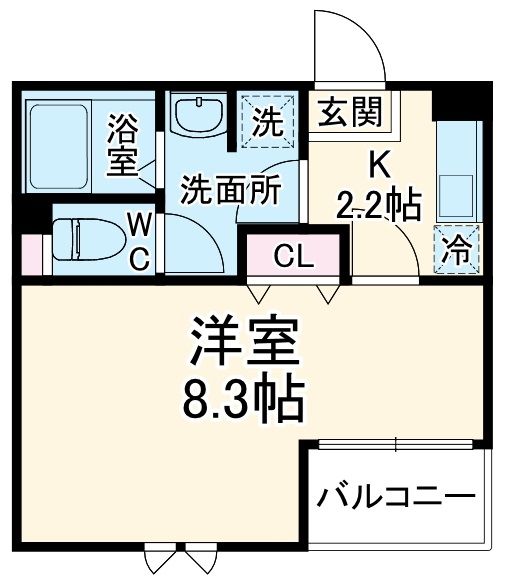 ゆいの木杉田の間取り写真