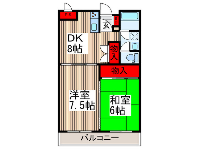 チコラースの間取り写真