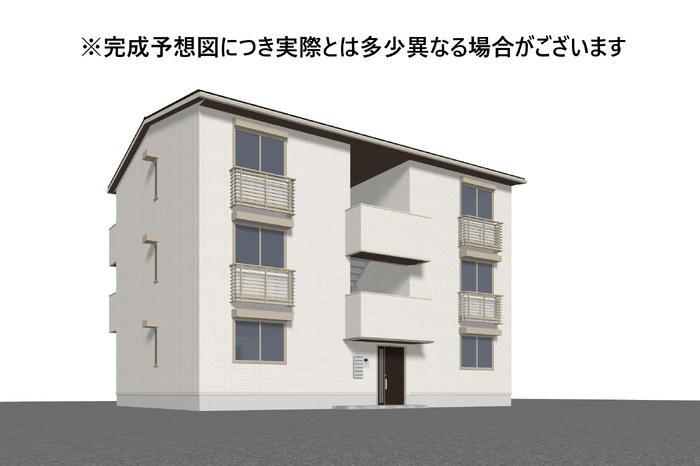 建物外観　建築中です