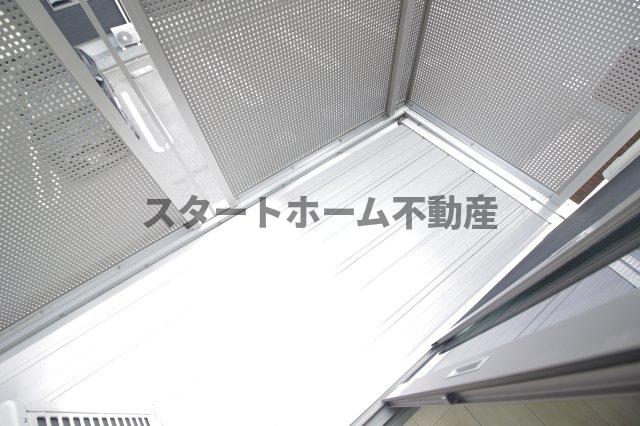 バルコニー　落ち着いた時間を過ごせるバルコニーです