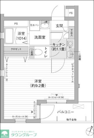 イースト6ハイツの間取り写真