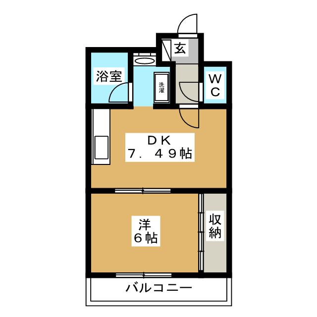 レジョンドール若松の間取り写真