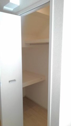収納　たっぷりとした収納スペースです