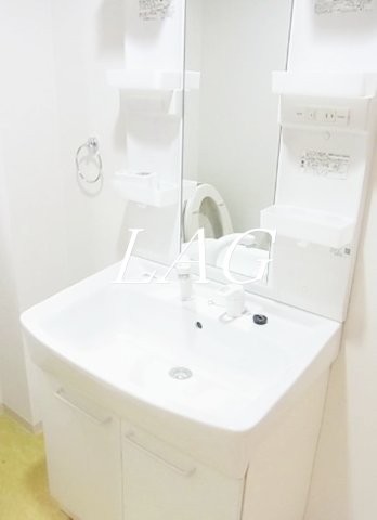 洗面設備　洗面台です。