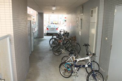 その他共有部分　自転車も置くことができます。