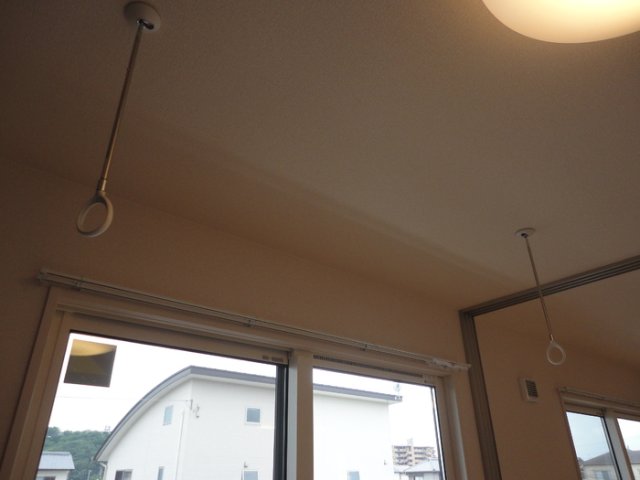 その他設備　室内物干し