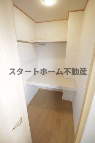 収納　収納のためのスペースです