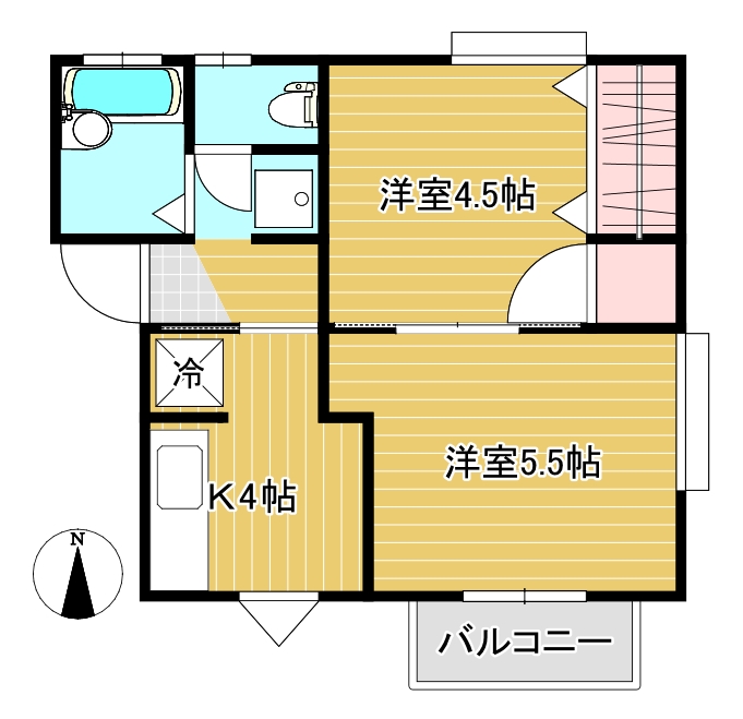 サンプラザ若林_間取り_0