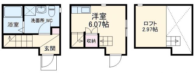 愛知県名古屋市南区白水町（一戸建）の賃貸物件の間取り
